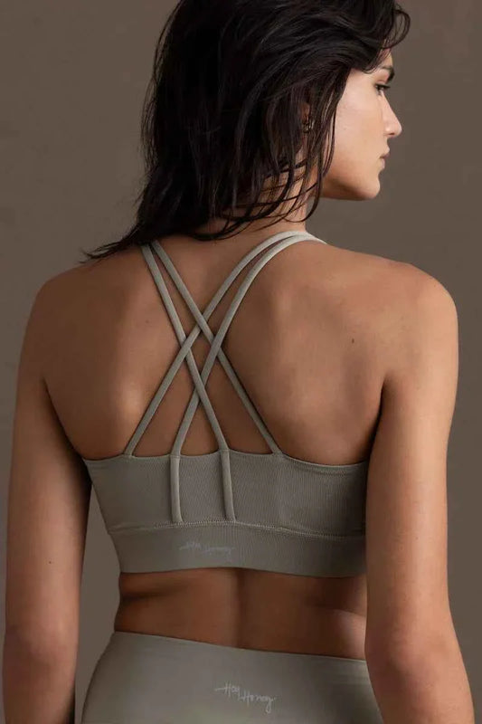 Criss-Cross Bra Vetiver