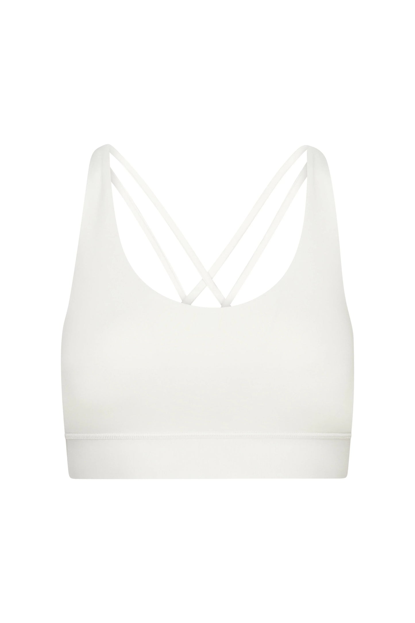 Criss-Cross Bra White