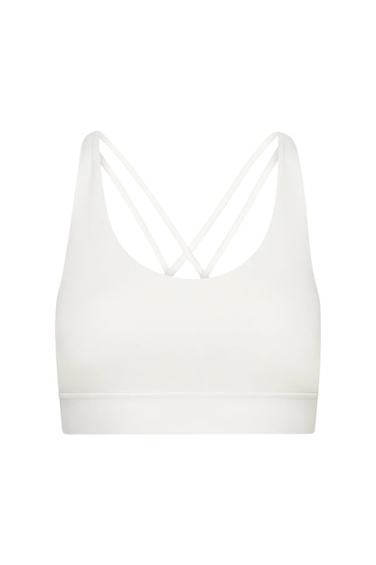 Criss-Cross Bra White