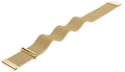 SYSTEM-S 20 mm Milanese metal bracelet for Huawei Watch Smartwatch in yellow 