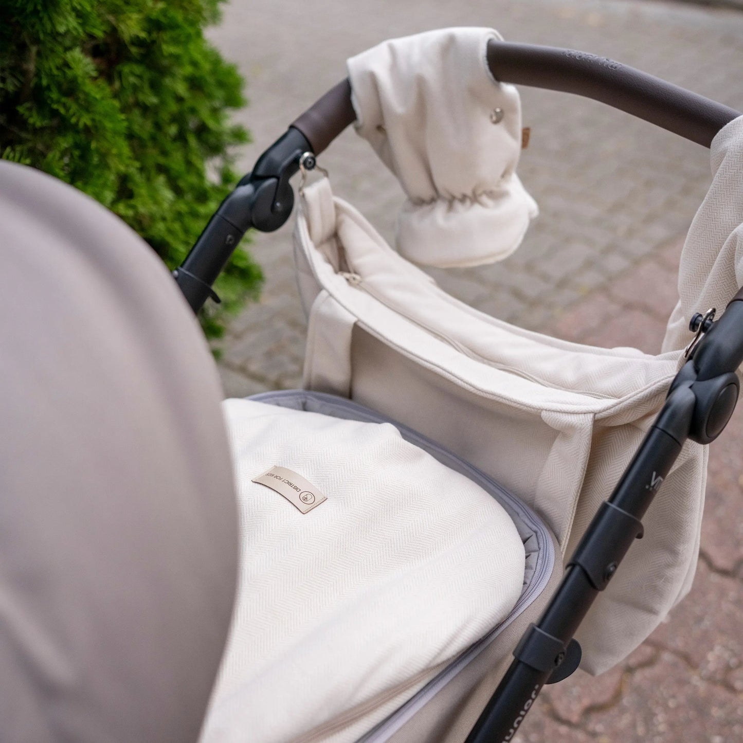 Wickeltasche für den Kinderwagen Kaschmir | edle Mom bag