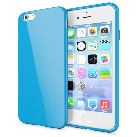 iPhone 6 6S Hülle Handyhülle von NALIA, Ultra-Slim TPU Silikon Cover Jelly Case