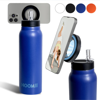 NooMii Edelstahl-Trinkflasche 800ml – Magnetdeckel & Handyhalter