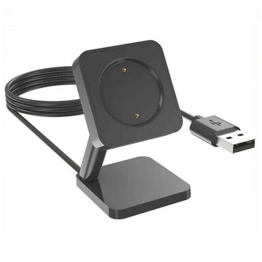 SYSTEM-S USB 2.0 Cable 100 cm Charging Station for Amazfit GTR 4 3 GTS 4 3 Smartwatch Black