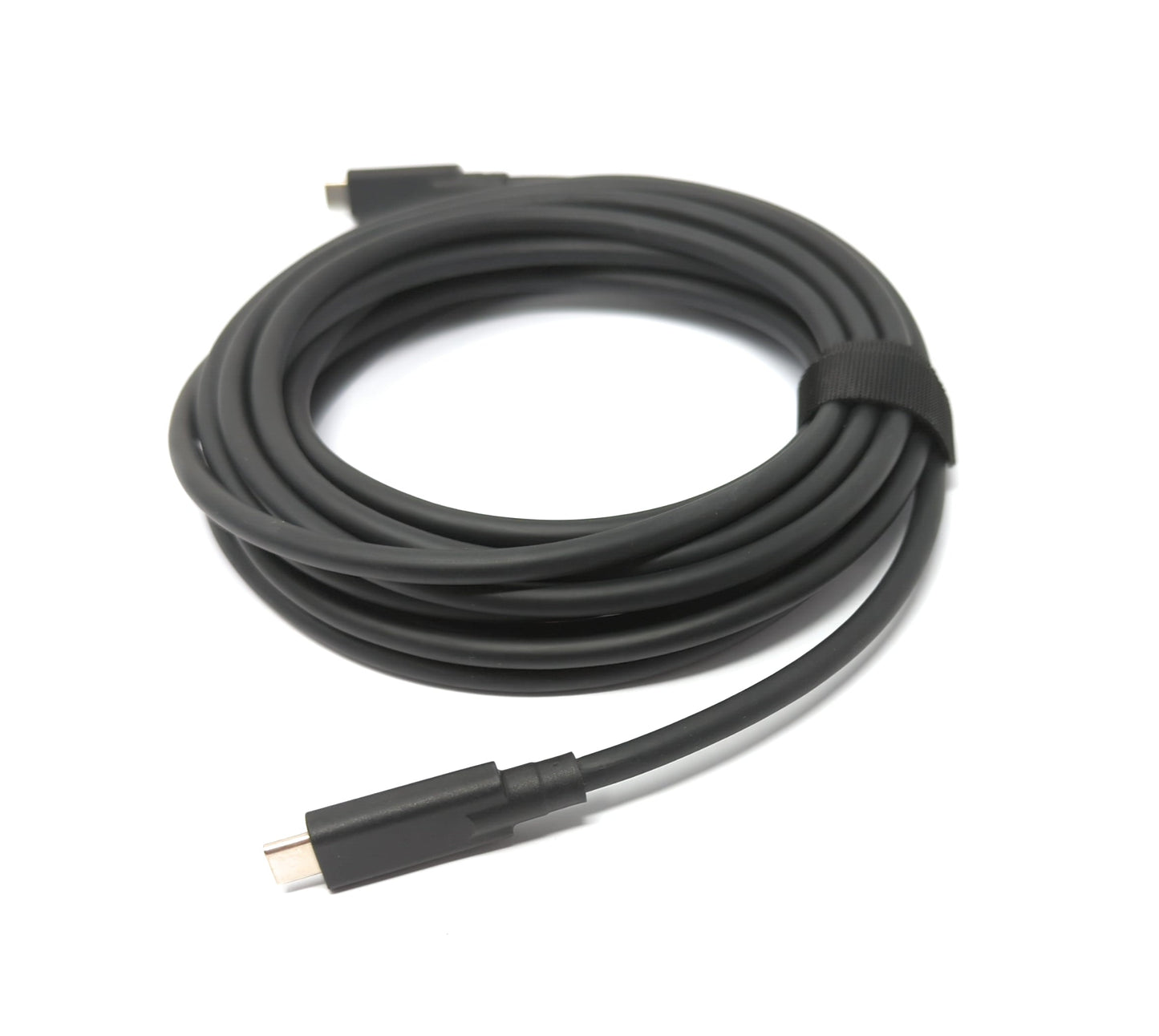 SYSTEM-S USB 3.2 Gen 2 Kabel 5 m Typ C Stecker zu Stecker in Schwarz