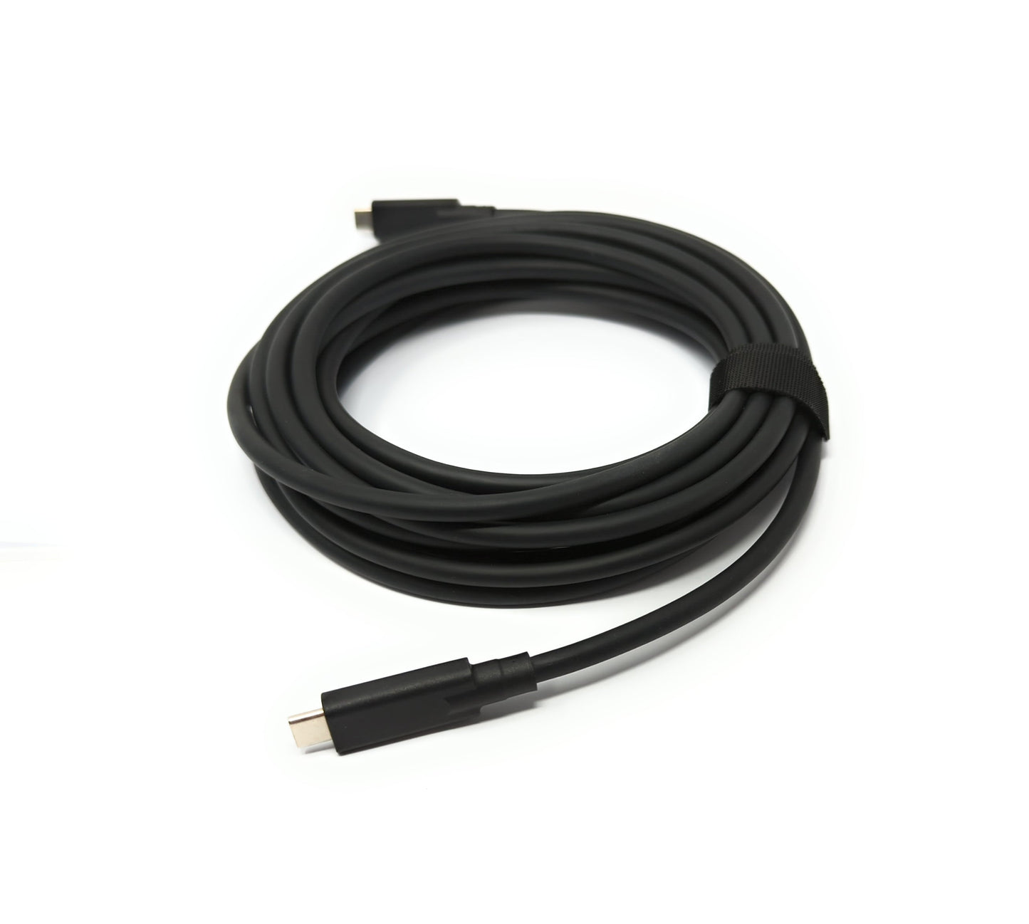 SYSTEM-S USB 3.2 Gen 2 Kabel 5 m Typ C Stecker zu Stecker in Schwarz