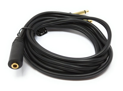 SYSTEM-S Audio Y Kabel 150 cm Stereo AUX Klinke 6,35mm Stecker & Stecker zu 3,5 mm Buchse