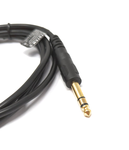 SYSTEM-S Audio Cable 150 cm Stereo AUX Jack 6.35 mm Male to 3.5 mm Male Black