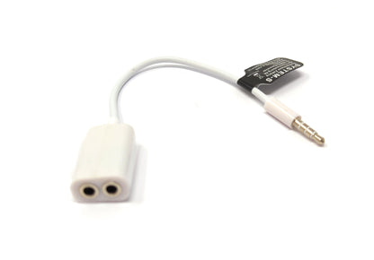 SYSTEM-S Audio Y Splitter Kabel 15 cm Stereo AUX Klinke 3,5 mm Stecker auf 3 polig Buchse Audio und Mikrofon