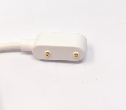 SYSTEM-S USB 2.0 Kabel 100 cm Ladekabel für Oppo Band 2 Smartwatch in Weiß