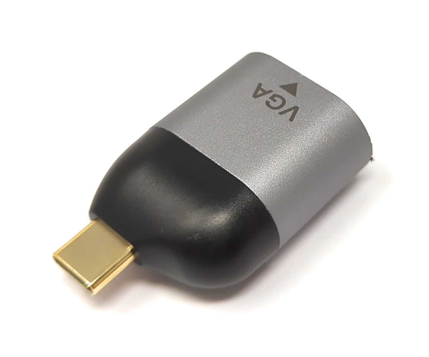 SYSTEM-S VGA adapter female to USB 3.1 Type C male cable in gray