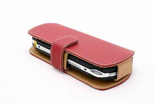 SYSTEM-S red case for Sony Playstation Portable PSP 1000