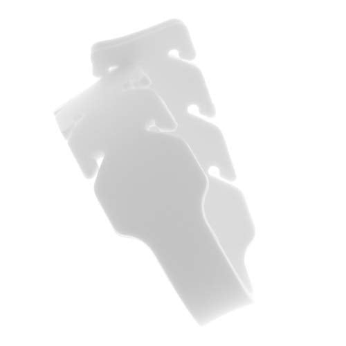 SYSTEM-S Silicone Mask Strap Rubber Band Mask Extension with Adjustment Buckles in White