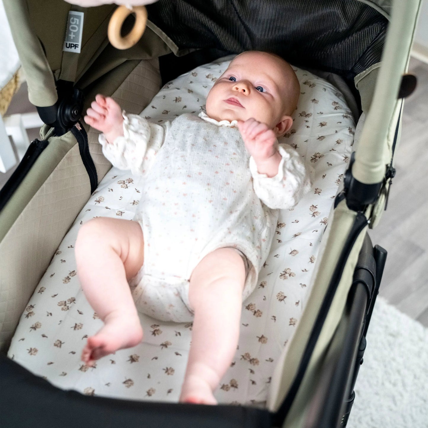 Spannbettlaken Baumwolle Mustern für Wiegen, Babywanne, Moseskorb & Beistellbett