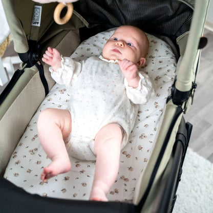 Spannbettlaken Baumwolle Mustern für Wiegen, Babywanne, Moseskorb & Beistellbett