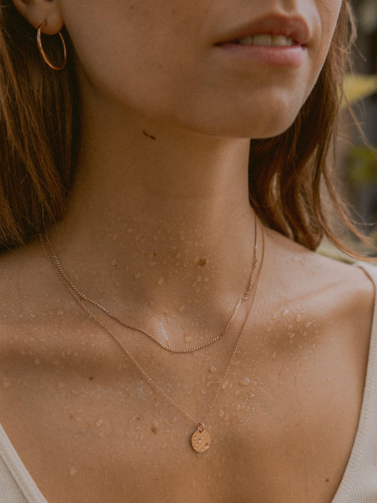 Kettenanhänger CIRCLE 1,2 cm Roségold