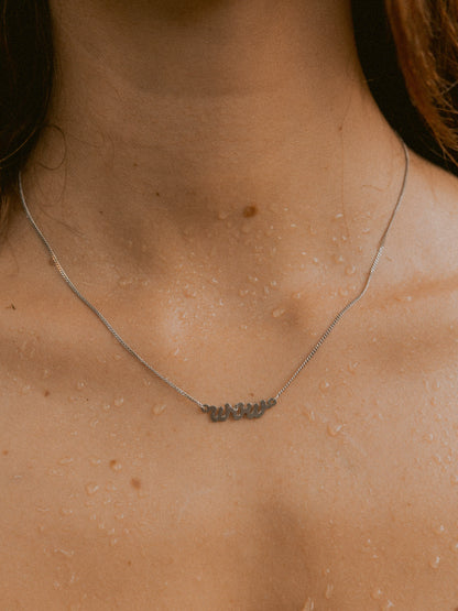 Kettenanhänger WOW Silber Rhodiniert Eleganz für jeden Anlass