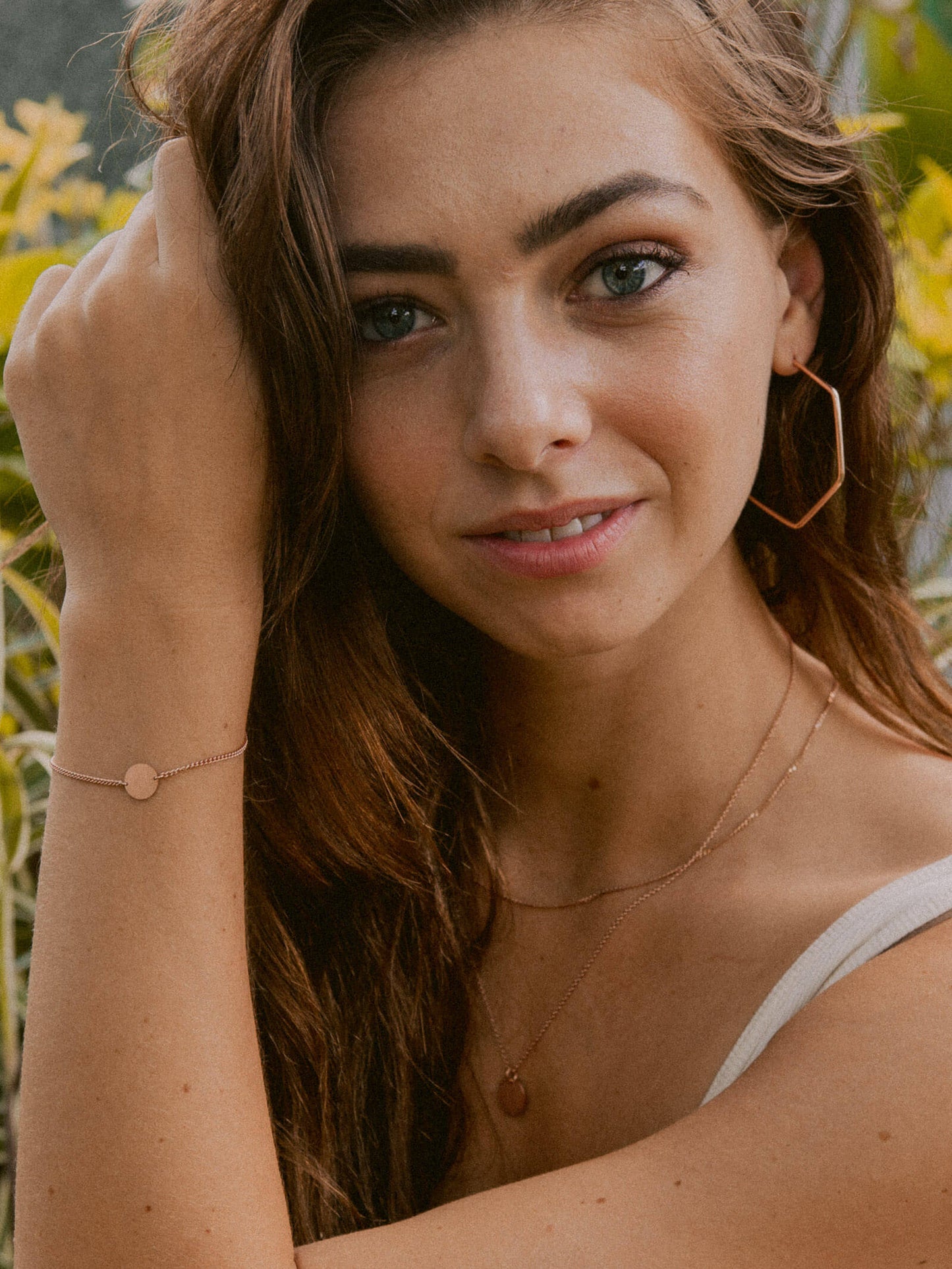 Kettenanhänger CIRCLE 1,2 cm Roségold