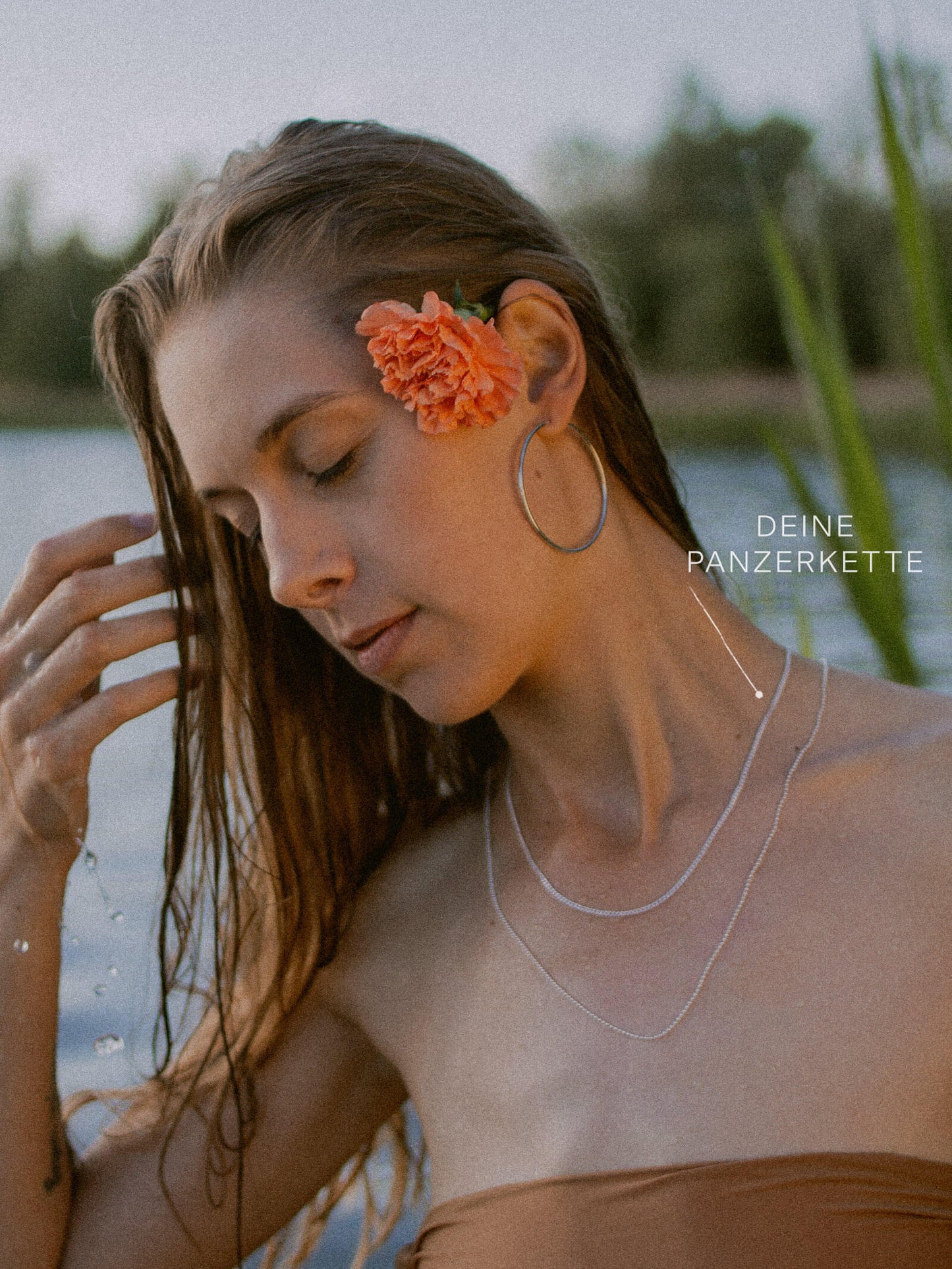 TIMELESS Panzerkette Filigran Silber