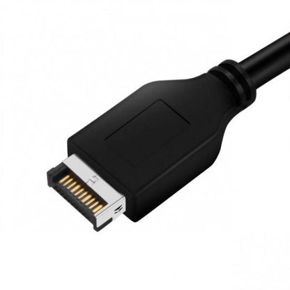 SYSTEM-S USB-C Type-E (Key-A) auf 20-Pin Mainboard-Adapterkabel – 30 cm