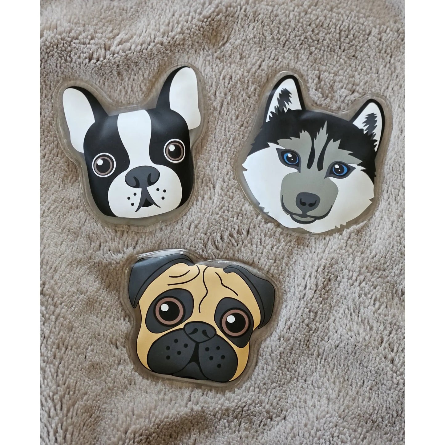 3 Handwärmer Taschenwärmer Taschenheizung Wärmekissen Wärmer Hund Katze 3er SET