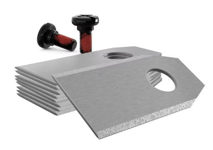 30x Edelstahl Messer für Sunseeker V1 | 36x18x0,9mm | Inkl. Schrauben