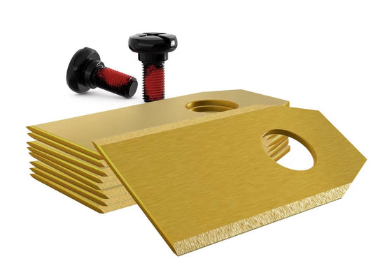 30x Titan Messer für Sunseeker X4 LiDAR Vision KI | Gold Edition