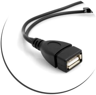 SYSTEM-S USB 2.0 OTG Host Kabel 2 in 1 USB A zu USB 3.0 Micro B & USB A Host Datenkabel 30 cm