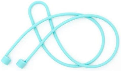 System-S 10x Silicone Holder for AirPods Headphones in Turquoise 