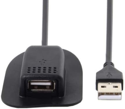 SYSTEM-S USB 2.0 Kabel für Rucksäcke mit Ladeanschluss in Schwarz