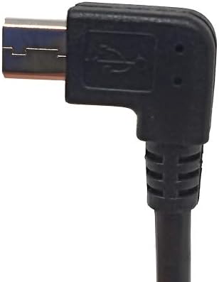 SYSTEM-S USB 3.0 Kabel 20 cm Micro B Stecker zu 2.0 Micro B Stecker Winkel