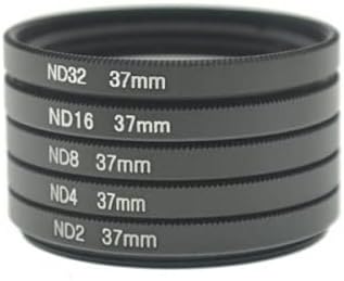 SYSTEM-S ND Filter Set 37 mm Neutraldichtefilter Graufilter mit Clip für Smartphone