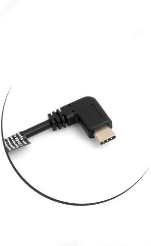 SYSTEM-S USB 3.1 Typ C 90° zu 2.0 Typ A 90° Winkel Kabel 27 cm