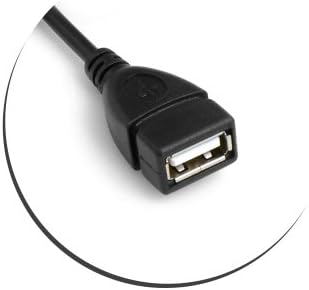 SYSTEM-S USB cable 2.0 Type A (male) 90° left angled to USB 2.0 Type A (female) 21cm
