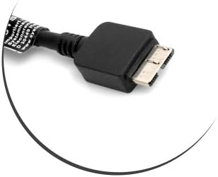 SYSTEM-S Micro USB 3.0 to USB 3.0 Type A 90° angled cable data cable charging cable 17 cm 
