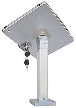 SYSTEM-S Messe Wandhalterung abschließbar Halter gerade für iPad 9.7" (2018) A1893 A1954 A1822 A1823 A1474 A1475 A1476 A1566 A1567 Air 1 2