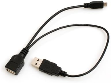 System-S 2 in 1 OTG USB A (male/female) Micro USB Host Kabel 30 cm