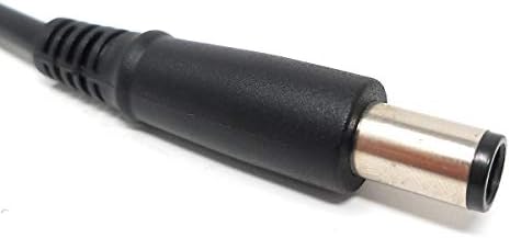 SYSTEM-S DC 20 V Kabel 7,5 cm 7,4 x 5,0 mm Buchse zu 4,5 x 3,0 mm Stecker Schwarz