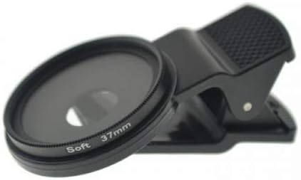SYSTEM-S Soft Filter 37 mm thread softening with clip in black for smartphone 