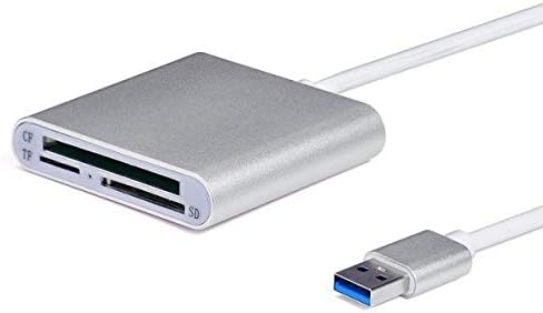 System-S 3in1 USB Typ A 3.0 zu CF TF SD Kartenleser Adapter Reader