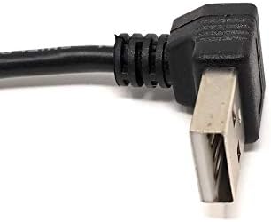 System-S USB Type A Upward Angled to USB Type B Cable 20 cm