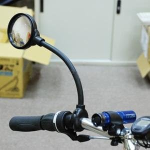 System-S bicycle rear view mirror with fisheye mirror 8 cm diameter