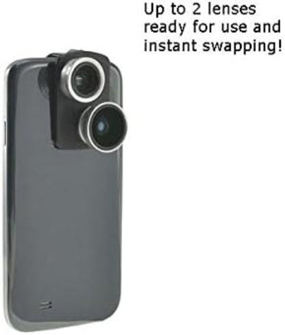 System-S microscope lens 30x zoom quick clip-on clamp adapter for smartphone tablet PC