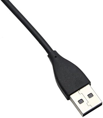 System-S Super kurzes USB Kabel Ladekabel Ladegerät für Fitbit Charge HR 24 cm