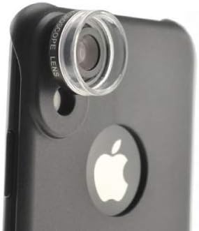 SYSTEM-S 30X Super Makro Mikroskop Filter Linse Objektiv mit Protector Case Cover Schutzhülle für iPhone X