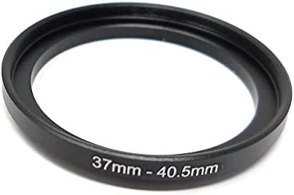 SYSTEM-S Objektiv Adapter 37 mm Gewinde zu 40,55 mm Step Up Ring in Schwarz für Filter
