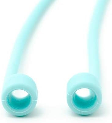 System-S 10x Silicone Holder for AirPods Headphones in Turquoise 