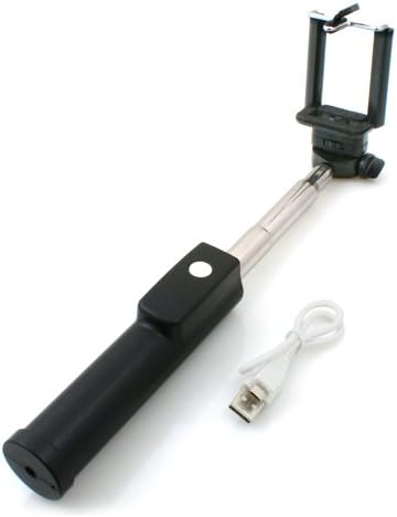 System-S Universal Monopod Selfiepod Selfie Stick Holder Stick for Selfies Self-portraits Photography Photos Images Video with Bluetooth Remote Shutter for Smartphone Cell Phone 