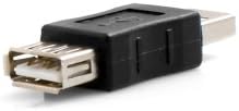 SYSTEM-S USB Typ A Stecker auf USB Typ A Buchse Adapterkabel Adapterstecker Adapter