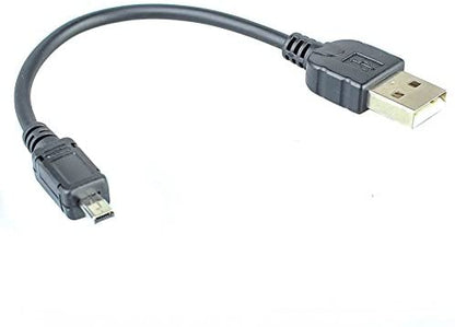 System-S USB 2.0 cable for USB-A to USB Mini-B 8-pin 10 cm 